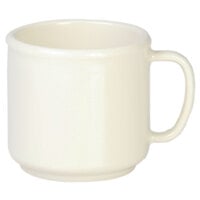 Thunder Group CR9035V 10 oz. Ivory Melamine Mug - 12/Pack