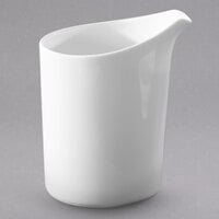 Villeroy & Boch 10-4510-0780 Modern Grace 7 oz. White Bone Porcelain Creamer - 6/Pack