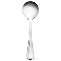 Walco 7112 Marcie 5 1/2 inch 18/0 Stainless Steel Heavy Weight Bouillon Spoon - 24/Case