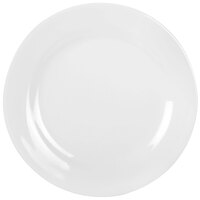 Thunder Group 1015TW Imperial 14 3/8 inch White Wide Rim Round Melamine Plate - 12/Pack