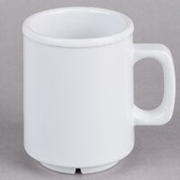 Thunder Group CR9010W 8 oz. White Melamine Mug - 12/Pack