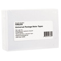 Innovera 6209 3 1/2 inch x 5 1/4 inch White Rectangular Postage Meter Label - 300/Box