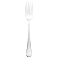 Walco 71051 Marcie 8 11/16 inch 18/0 Stainless Steel Heavy Weight Long European Table Fork   - 12/Case