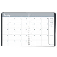 House of Doolittle 26802 6 7/8" x 8 3/4" Recycled Black Ruled 14-Month Monthly December 2022 - January 2024 Appointment Book