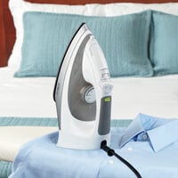 Conair WCI316 White Full-Featured Hospitality Iron, Steam & Dry with Automatic Shut-Off - 120V, 1400W