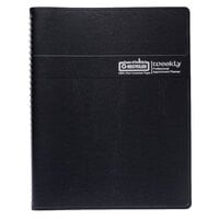 House of Doolittle 27202 8 1/2 inch x 11 inch Recycled Black Ruled Weekly January 2022 - December 2022 Appointment Book