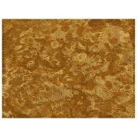 H. Risch Inc. PLACEMATDX-METFOOLSGOLD Brushed Metallic 16 inch x 12 inch Fool's Gold Premium Sewn Vinyl Rectangle Placemat