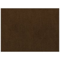 H. Risch Inc. PLACEMATDX-IRICOPPER Iridescent 16 inch x 12 inch Copper Premium Sewn Faux Leather Rectangle Placemat