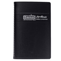 House of Doolittle 29402 Express Track 5 inch x 8 inch Recycled Black Weekly / Monthly January 2022 - January 2023 Appointment Book