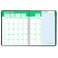 House of Doolittle 29402 Express Track 5 inch x 8 inch Recycled Black Weekly / Monthly January 2022 - January 2023 Appointment Book
