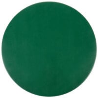 H. Risch, Inc. PLACEMATROUND-15GREEN 15 inch Customizable Green Vinyl Round Placemat