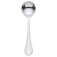 Walco WL6312 Ironstone 6" 18/10 Stainless Steel Extra Heavy Weight Bouillon Spoon - 12/Case