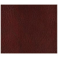 H. Risch, Inc. TABLEMAT15X13WINE 15" x 13" Customizable Wine Hardboard / Faux Leather Rectangle Placemat