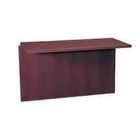 HON 10570NN 10500 Series Mahogany 47" x 24" x 29 1/2" Desk Bridge