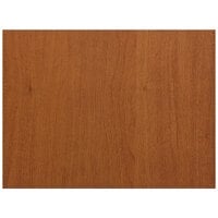 H. Risch, Inc. PLACEMATDX-SHERWOODMAPLE Sherwood 16" x 12" Customizable Maple Premium Sewn Faux Wood Rectangle Placemat