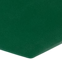 H. Risch, Inc. PLACEMATOCT17X13GREEN 17 inch x 13 inch Customizable Green Vinyl Octagon Placemat