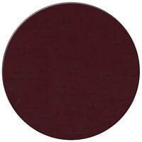 H. Risch, Inc. PLACEMATROUND-15WINE 15 inch Customizable Wine Vinyl Round Placemat - 12/Pack
