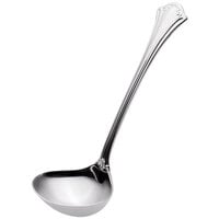 Walco 9521 Sentry 1 oz. 18/10 Stainless Steel Extra Heavy Weight Gravy Ladle - 24/Case