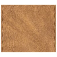 H. Risch, Inc. TABLEMAT15X13NUGGET 15" x 13" Customizable Nugget Hardboard / Faux Leather Rectangle Placemat