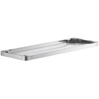 Regency Adjustable Stainless Steel Work Table Undershelf for 18 inch x 48 inch Tables - 18 Gauge