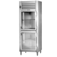 Traulsen RHT132NUT-HHG Stainless Steel 21.9 Cu. Ft. One Section Narrow Glass Half Door Reach In Refrigerator - Specification Line