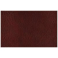 H. Risch, Inc. TABLEMAT17X11WINE 17 inch x 11 inch Customizable Wine Hardboard / Faux Leather Rectangle Placemat