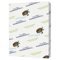 Hammermill 103168 Case of 8 1/2" x 11" Goldenrod 20# Recycled Colored Copy Paper - 5000 Sheets