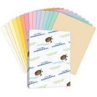 Hammermill 103168 Case of 8 1/2 inch x 11 inch Goldenrod 20# Recycled Colored Copy Paper - 5000 Sheets - 10/Case