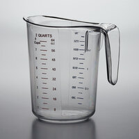 Rubbermaid Commercial Bouncer Measuring Cup,2-Quart,Clear,FG321700CLR —  CHIMIYA