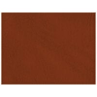 H. Risch, Inc. TABLEMAT17X13BUTTERSCOTCH 17" x 13" Customizable Butterscotch Hardboard / Faux Leather Rectangle Placemat