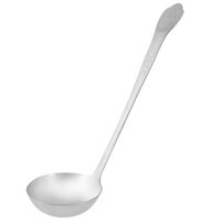 4 oz. One-Piece Stainless Steel Sunflower Serving Ladle