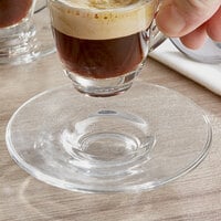 Acopa 4 1/4 inch Espresso Saucer - 24/Case