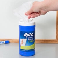 Expo 81850 5 1/2 inch x 8 inch Dry-Erase Board-Cleaning Wet Wipes
