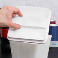3 Qt. Plastic Ice Bucket Lid - 72/Case
