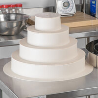 Matfer Bourgeat 681921 ABS 5-Piece Round Superimposed Wedding Cake Insert