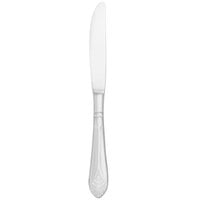 Walco 9845 Chalet 8 13/16 inch 18/10 Stainless Steel Extra Heavy Weight Dinner Knife - 12/Case