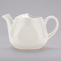 Tuxton BET-1001 Healthcare 10 oz. Eggshell China Tea Pot Without Lid - 6/Case
