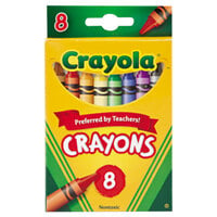 Crayola 523008 Classic 8-Count Assorted Crayons