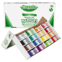 Crayola 588201 Classpack 256 Assorted Broad Point Non-Washable Markers