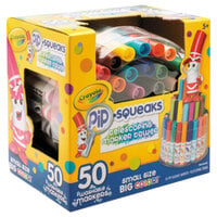 Crayola 588750 Pip-Squeaks Assorted 50 Color Telescoping Mini Size Markers with Tower