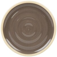 Chef & Sommelier FK988 Geode 4" Gray Stackable Plate by Arc Cardinal - 24/Case