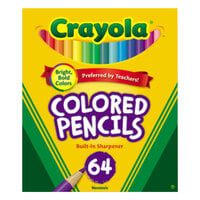 Crayola 683364 64 Assorted 3.3mm Colored Pencils