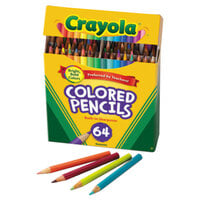 Crayola 683364 64 Assorted 3.3mm Colored Pencils