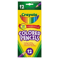 Crayola 684012 12 Assorted Long Barrel 3.3mm Colored Pencils