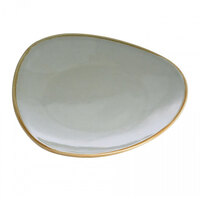 Arcoroc FJ048 Terrastone 11 inch Sage Porcelain Plate by Arc Cardinal - 12/Case