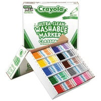 Crayola 588211 Classpack Ultra-Clean 200 Assorted Fine Point Washable Markers