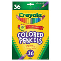Crayola 684036 36 Assorted Short Barrel 3.3mm Colored Pencils