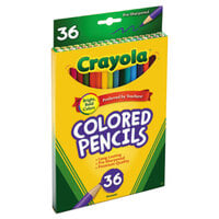 Crayola 684036 36 Assorted Short Barrel 3.3mm Colored Pencils