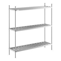 Regency 8 Keg Aluminum Keg Rack - 20 inch x 72 inch x 76 inch