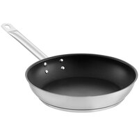 Vigor 11" Stainless Steel Non-Stick Fry Pan with Aluminum-Clad Bottom and Excalibur Coating